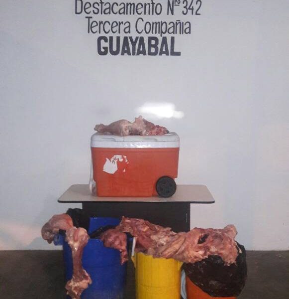 GNB confiscó 90 kilos de carne en Guayabal