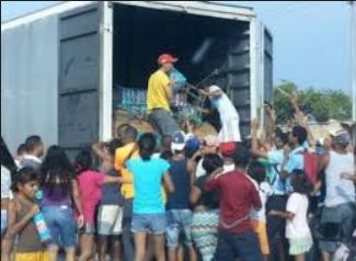 Otro camión de comida saqueado en Barquisimeto 