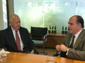 Reunión entre ex presidente chileno y Julio Borges