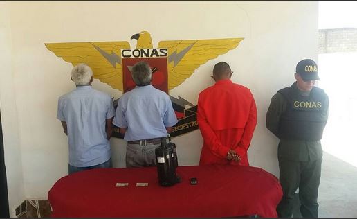 CONAS apresó a delincuentes dedicados al robo en el estado