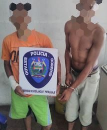 Detenidos dos sujetos por portar ilícitamente armas de fuego