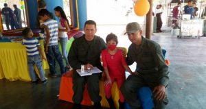 Guardia Nacional Bolivariana compartió con infantes oncológicos