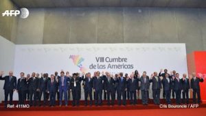 La foto inaugural de la Cumbre de las Américas en Lima