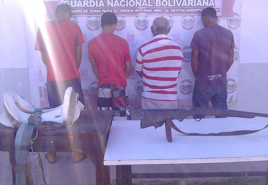 GNB le paró el trote a banda dedicada al robo de ganado GNB le paró el trote a banda dedicada al robo de ganado
