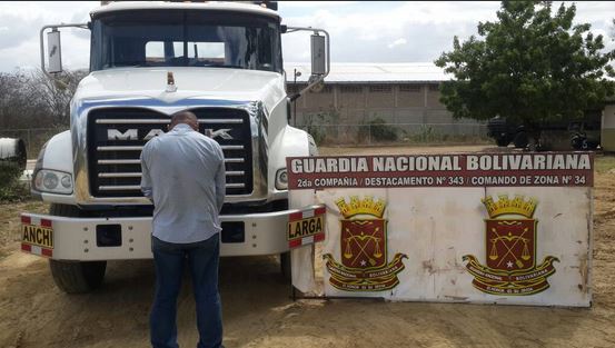 Destacamento 343 detuvo a sujeto y recuperó vehículo de carga