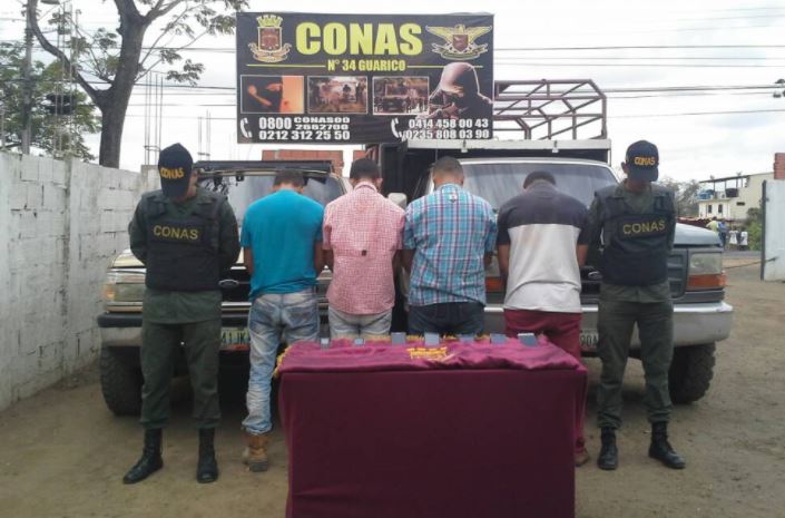Banda delictiva es desmantelada por efectivos del CONAS Banda delictiva es desmantelada por efectivos del CONAS